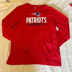 Majestic Patriots Long Sleeve Tee